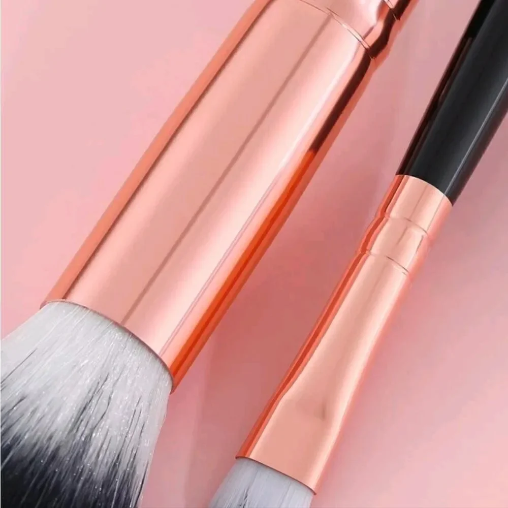 👋 15 piece dual fiber black makeup brush set | Mix And Match 3/$20